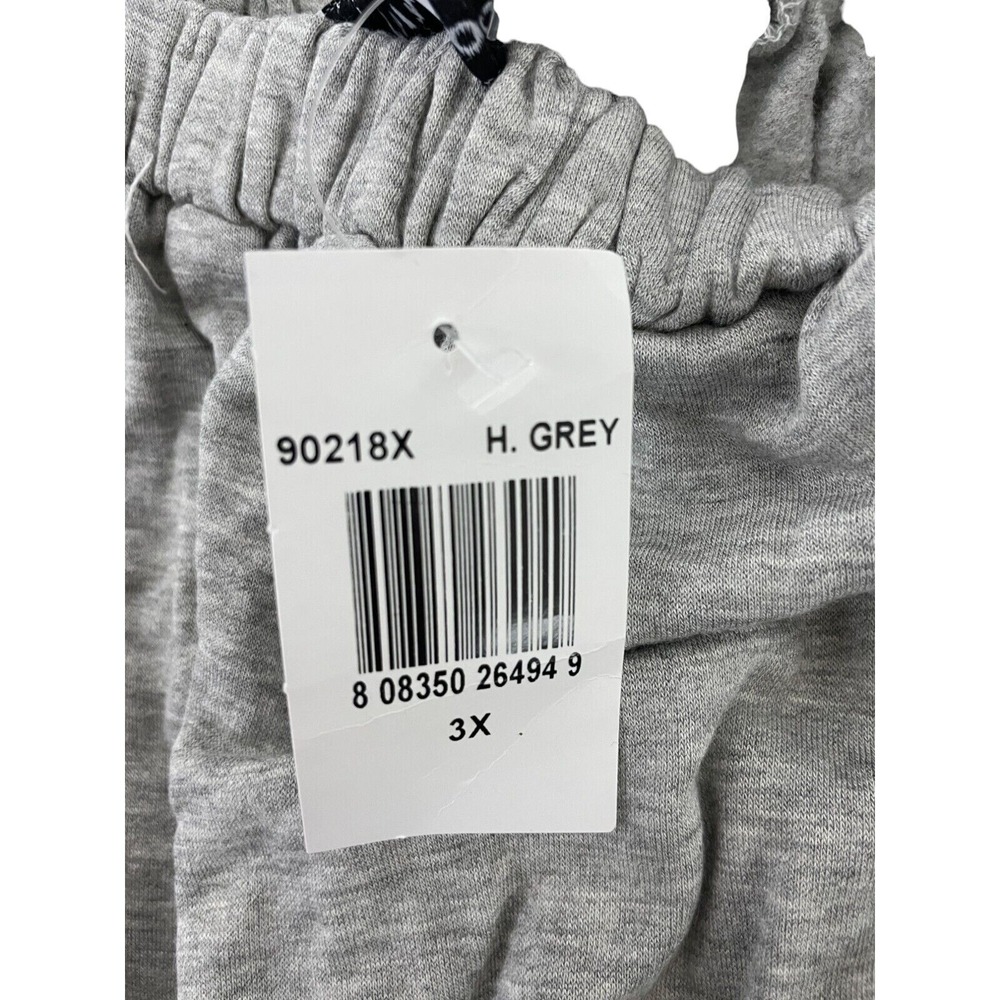 The Vanity Room Off the Shoulder Dress Womens Plus Size 3X Gray French Terry NWT - Picture 9 of 16